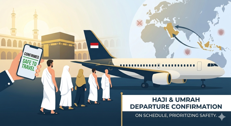 Hajj and Umrah Departures from Tulungagung Remain on Schedule Amid Middle East Tensions