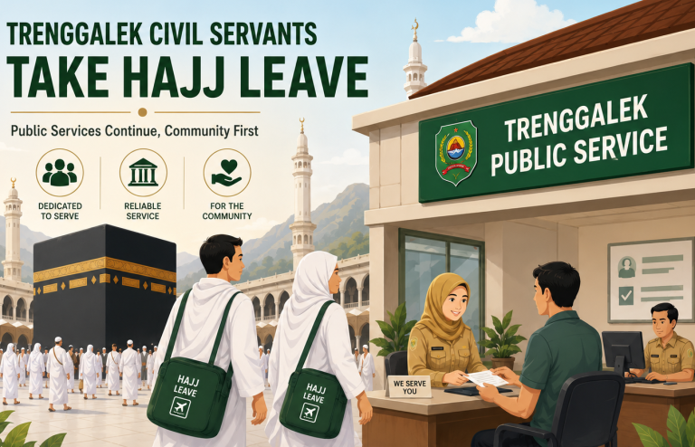 Trenggalek Civil Servants Take Hajj Leave as Government Ensures Public Services Continue